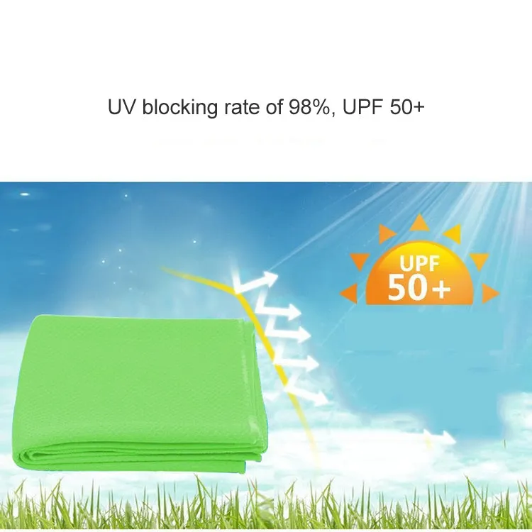 Outdoor Sports Portable Cold Feeling Prevent Heatstroke Ice Towel, Size: 30*80cm(Green)