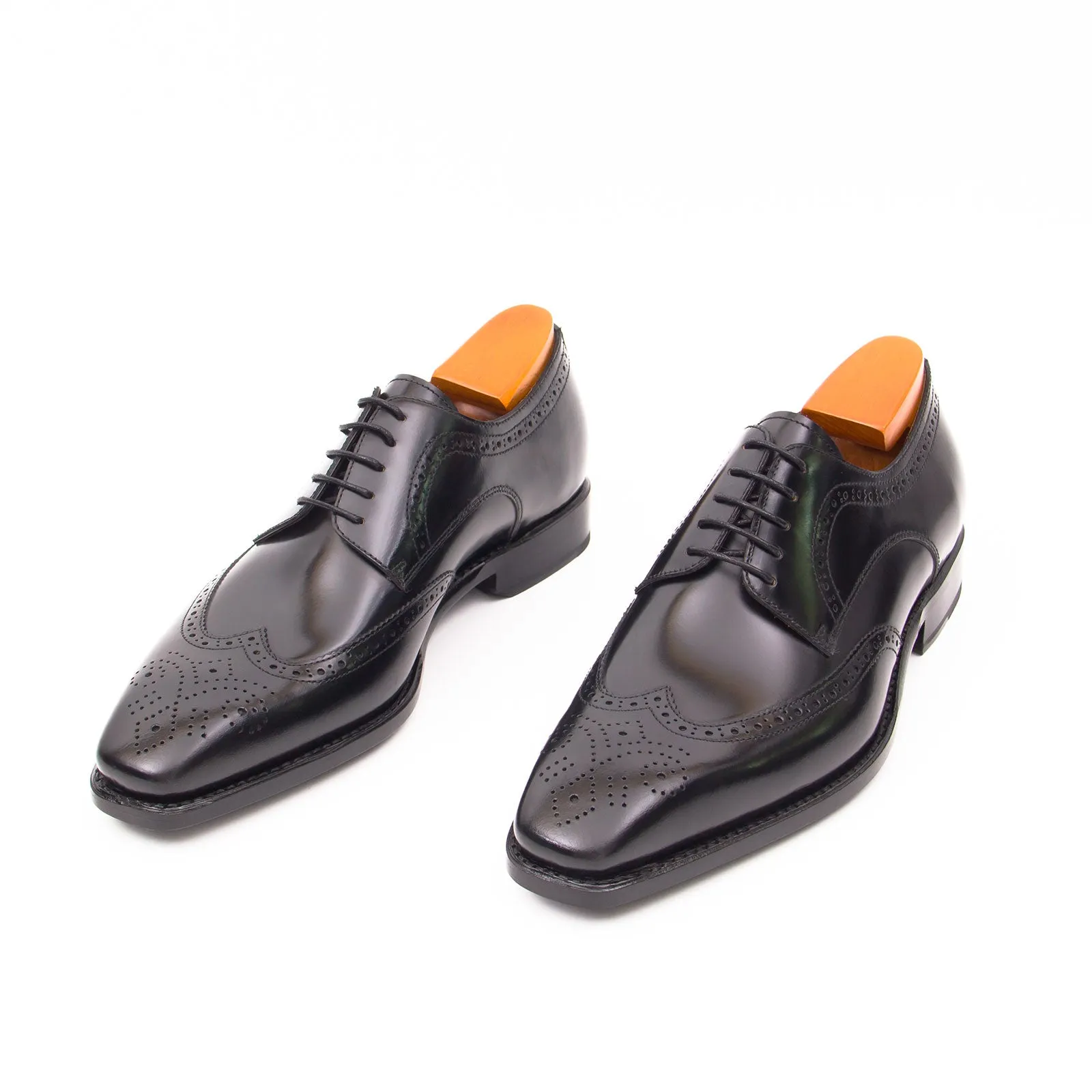 Patent leather goodyear welt dress shoes Black