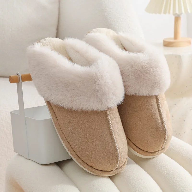 Plush Slip-On Slippers