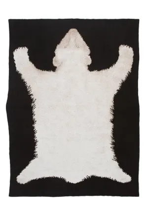 Polar Bear Rug Cashmere Throw