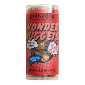 Polka Dog Mini Tube Wonder Nuggets Sweet Potato & Beef Soft & Chewy Dog Treats 2.5oz