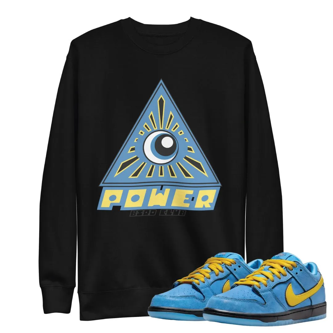 Power Puff SB "All seeing eye" Bubbles Sweatshirt