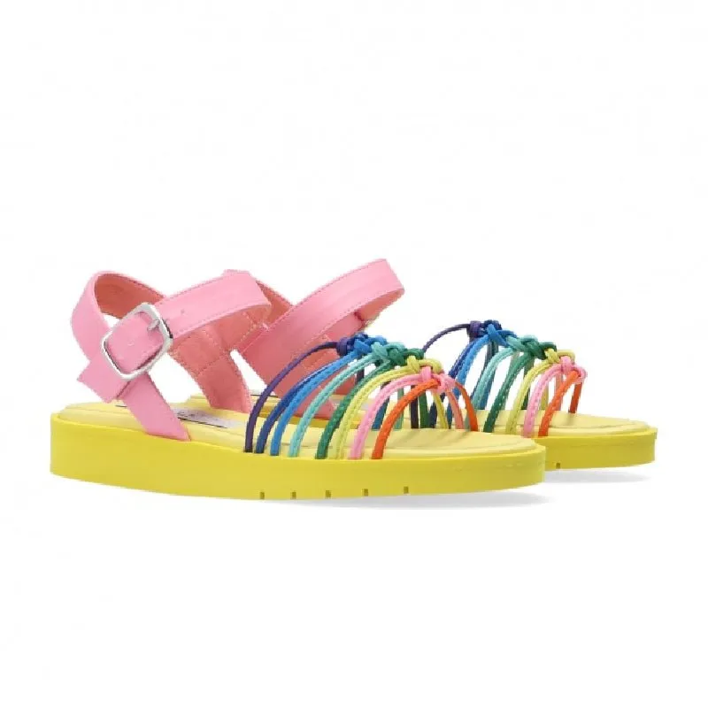 Print Logo Sandals