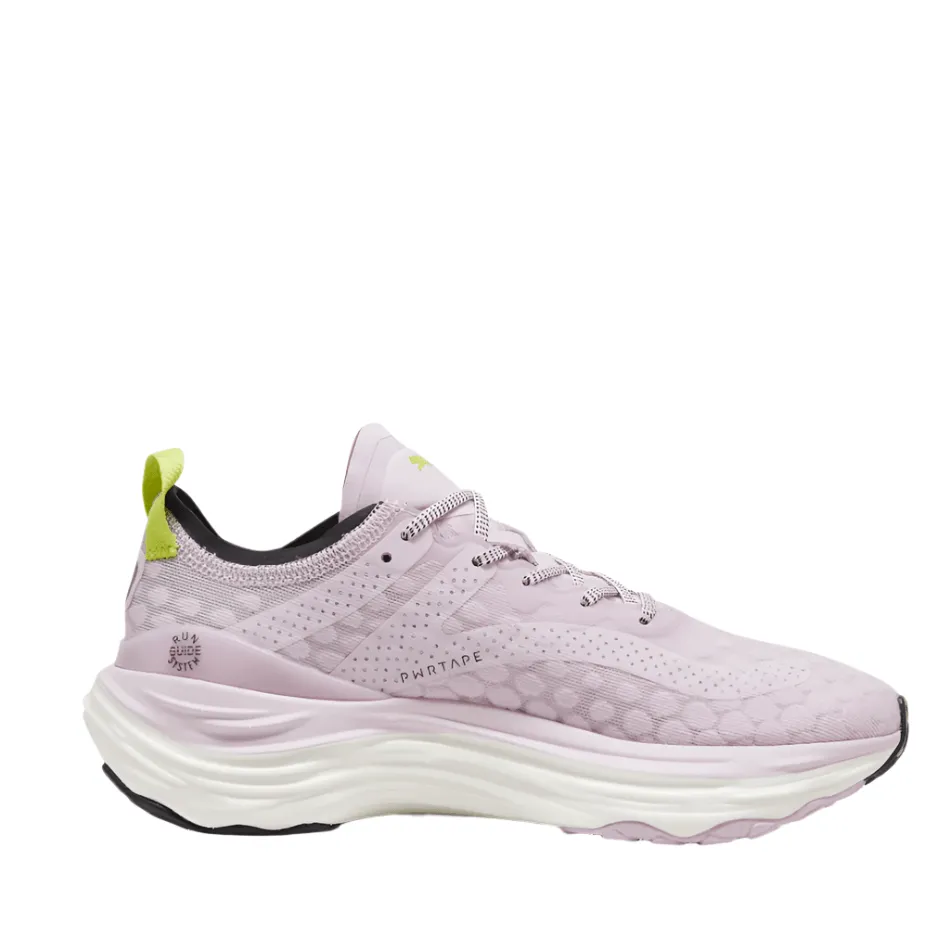 Puma ForeverRun Nitro Women's  Running Shoes in Grape Mist-Puma Black-Lime Pow SS24