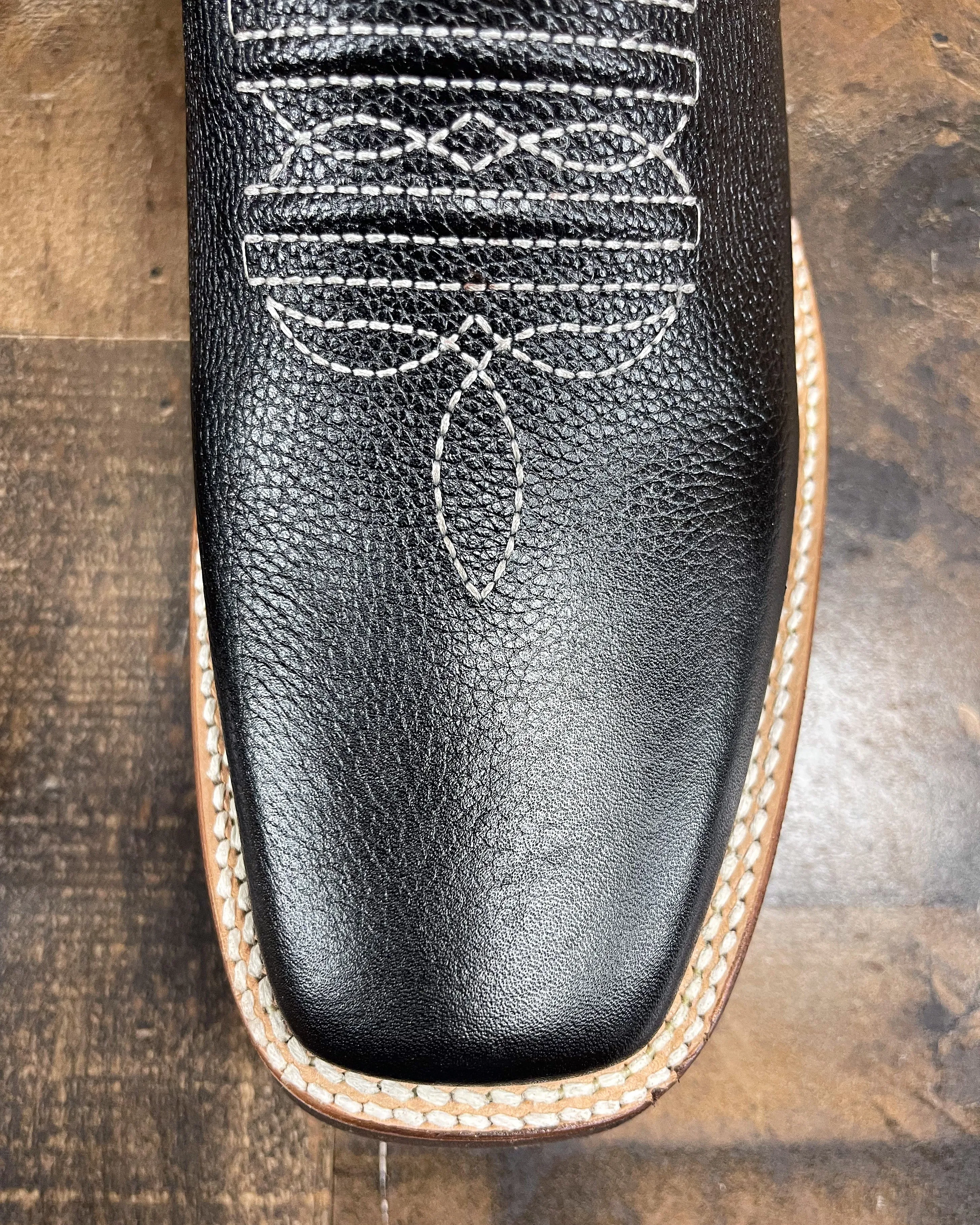 "DARTANIAN" BLACK| MEN SQUARE TOE COWBOY BOOTS