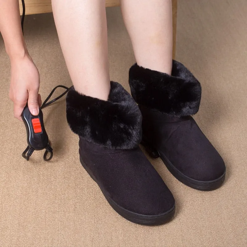 Rechargeable Heated Indoor Winter Slippers