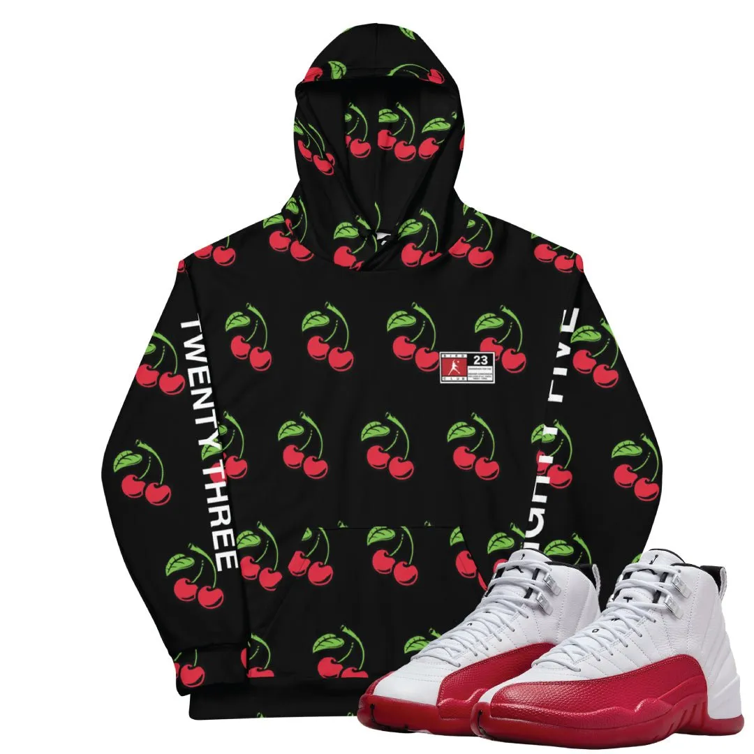 Retro 12 Cherry Hoodie