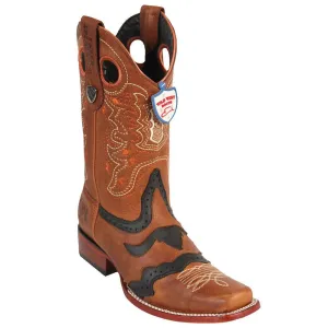 Rodeo Square Toe Cowboy Boots