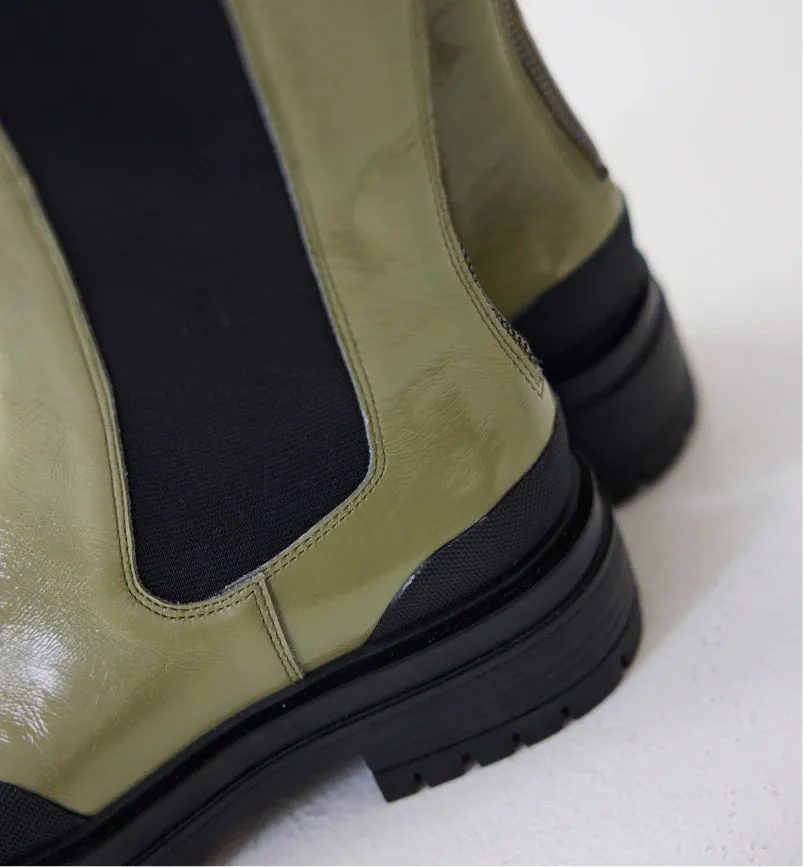 Saint Joan Leather Tall Boot | Sage Crush