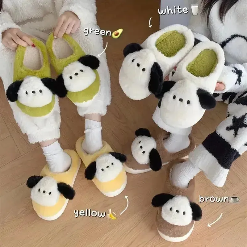 Sanrio Pochacco Cute Warm Sandals