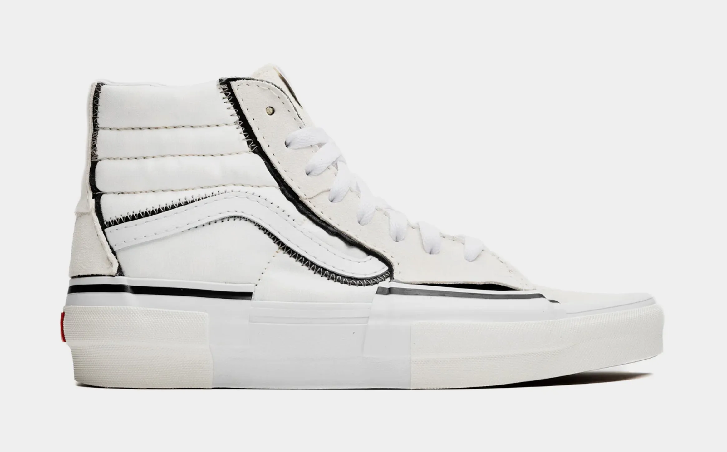 SK8 Hi Reconstruct Mens Skate Shoes (White/Black)