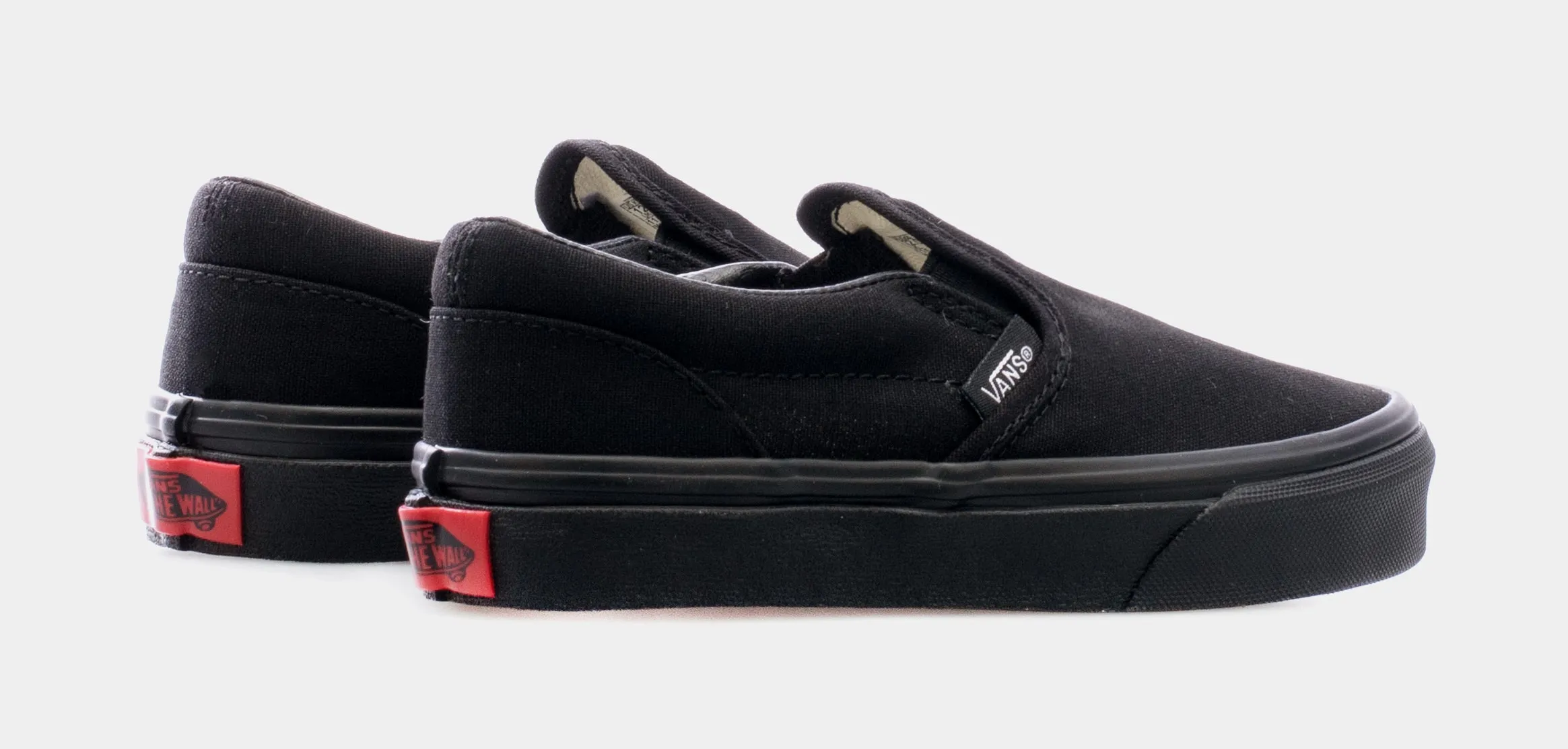 Slip On Preschool Skate Shoes (Black)