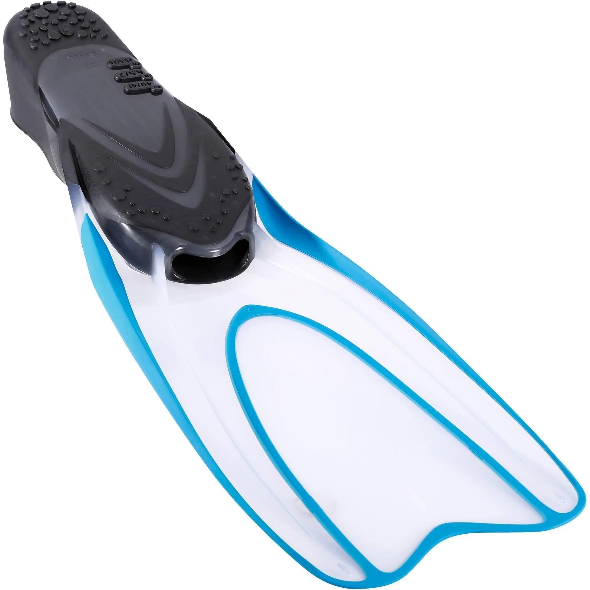 Snorkeling Fins 500 Translucent