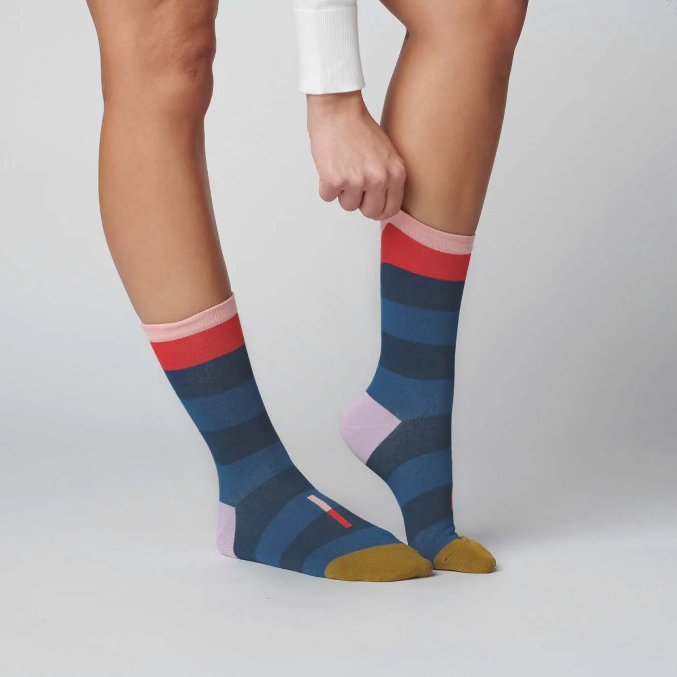 Socks - Fillmore Blue Striped