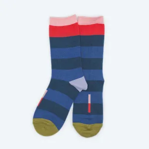 Socks - Fillmore Blue Striped