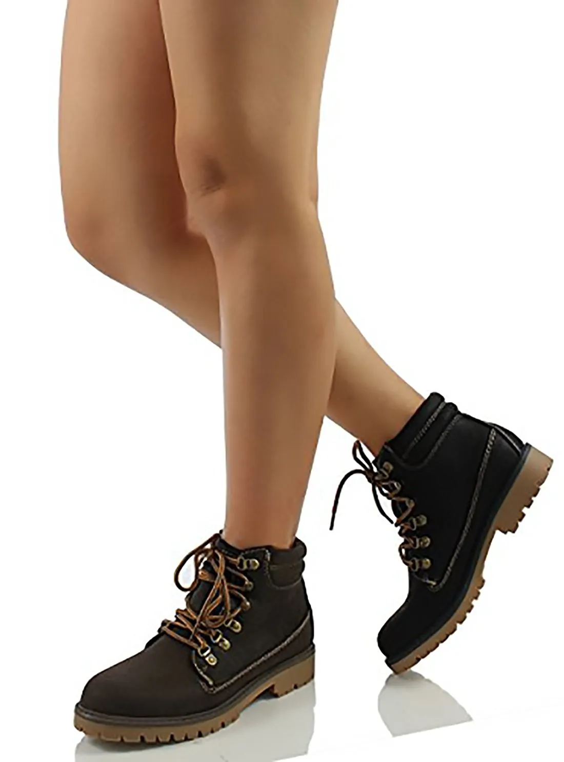 Soda Shoes Women's Toasty Lace Up Boot