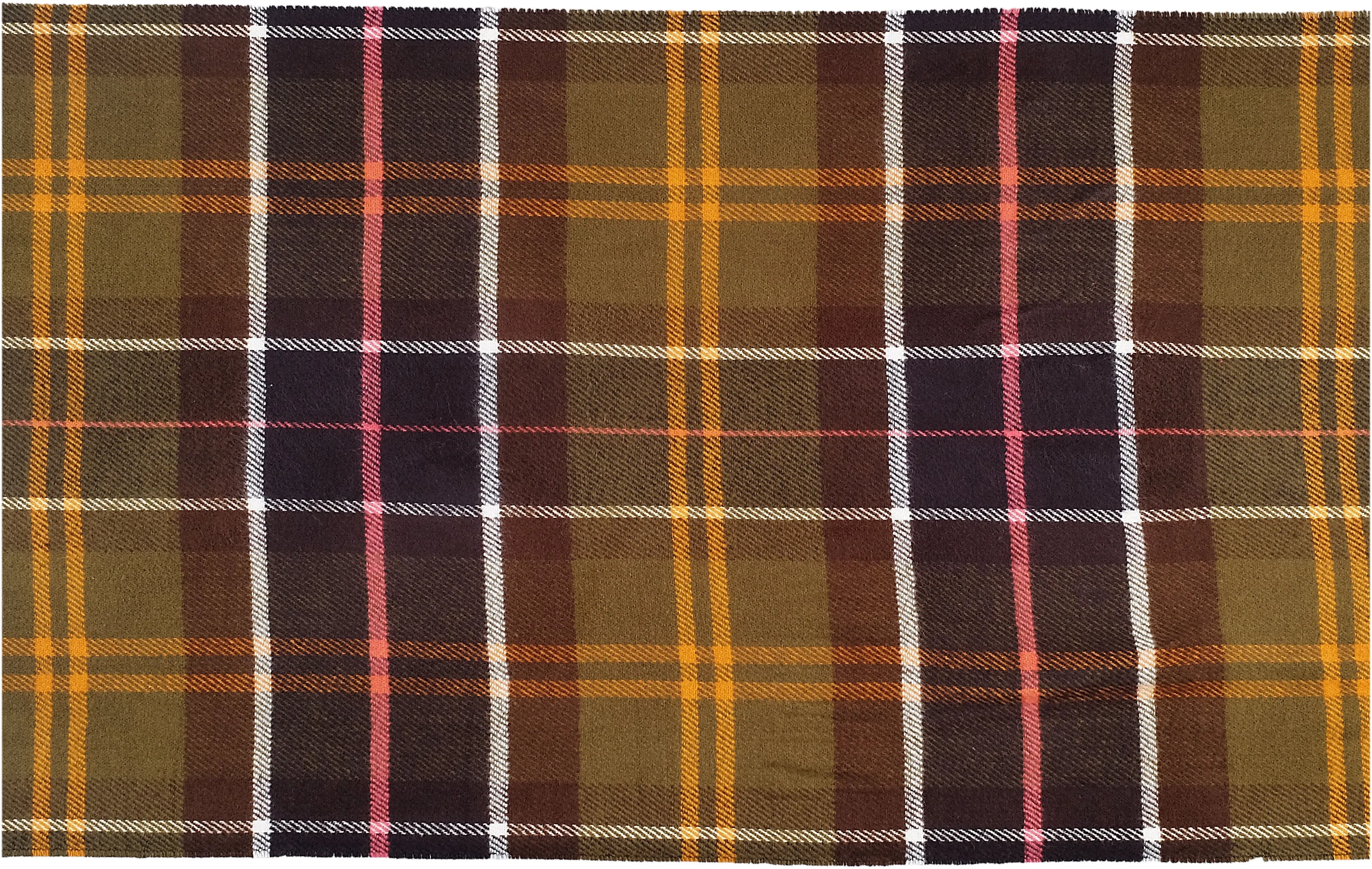 Soft Light Weight Plaid Cashmere Scarf