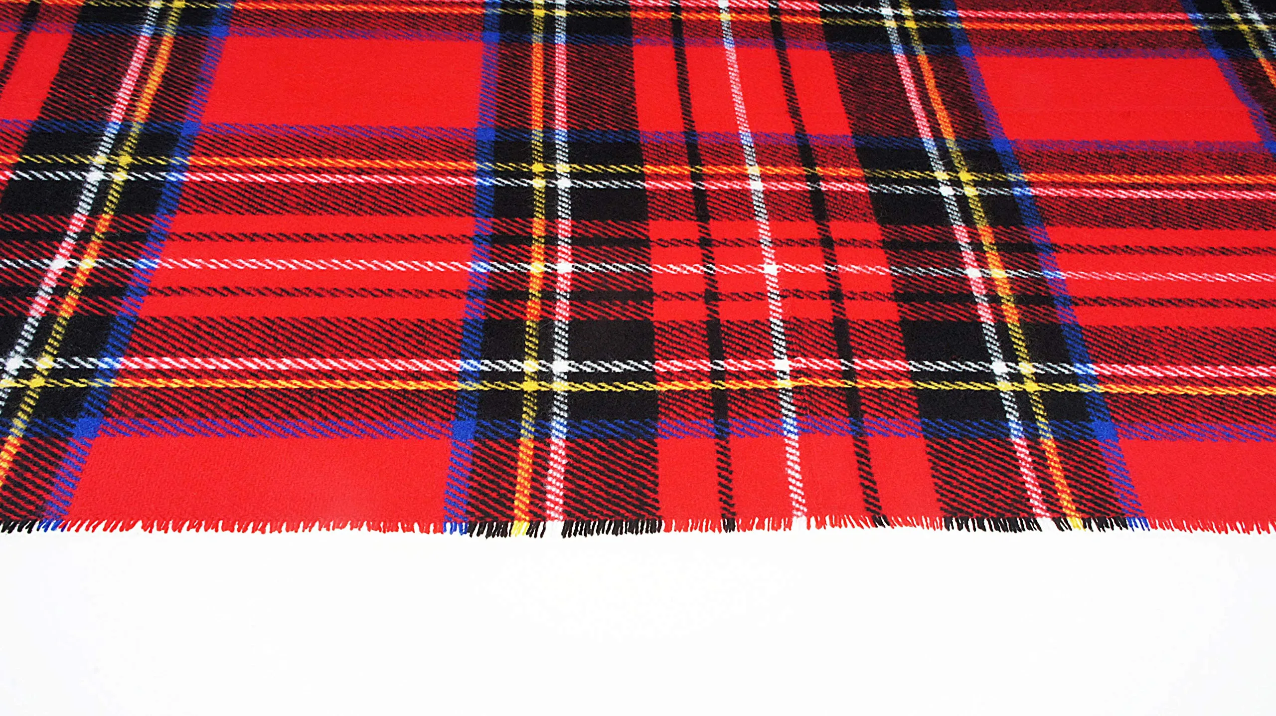 Soft Light Weight Plaid Cashmere Scarf