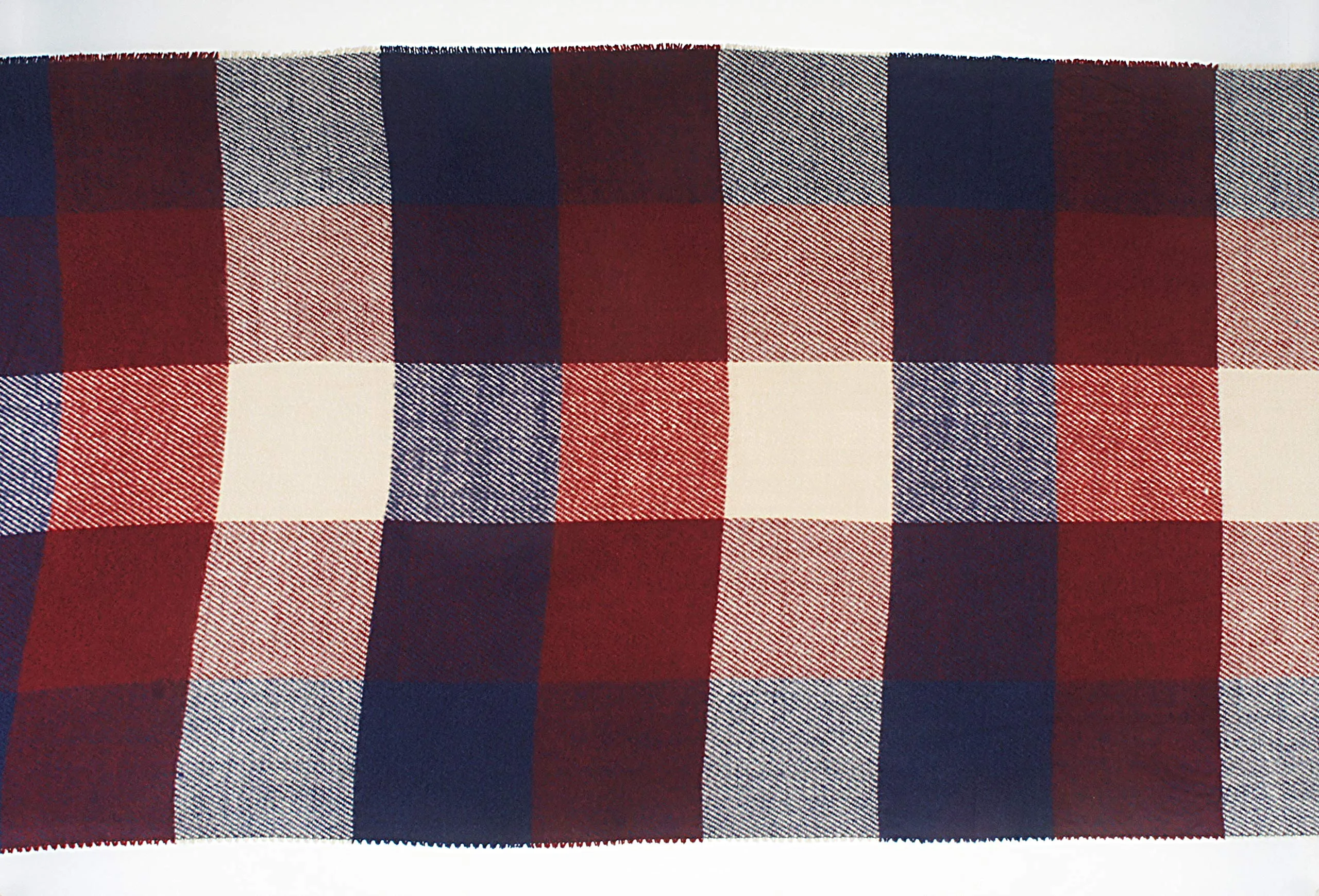 Soft Light Weight Plaid Cashmere Scarf