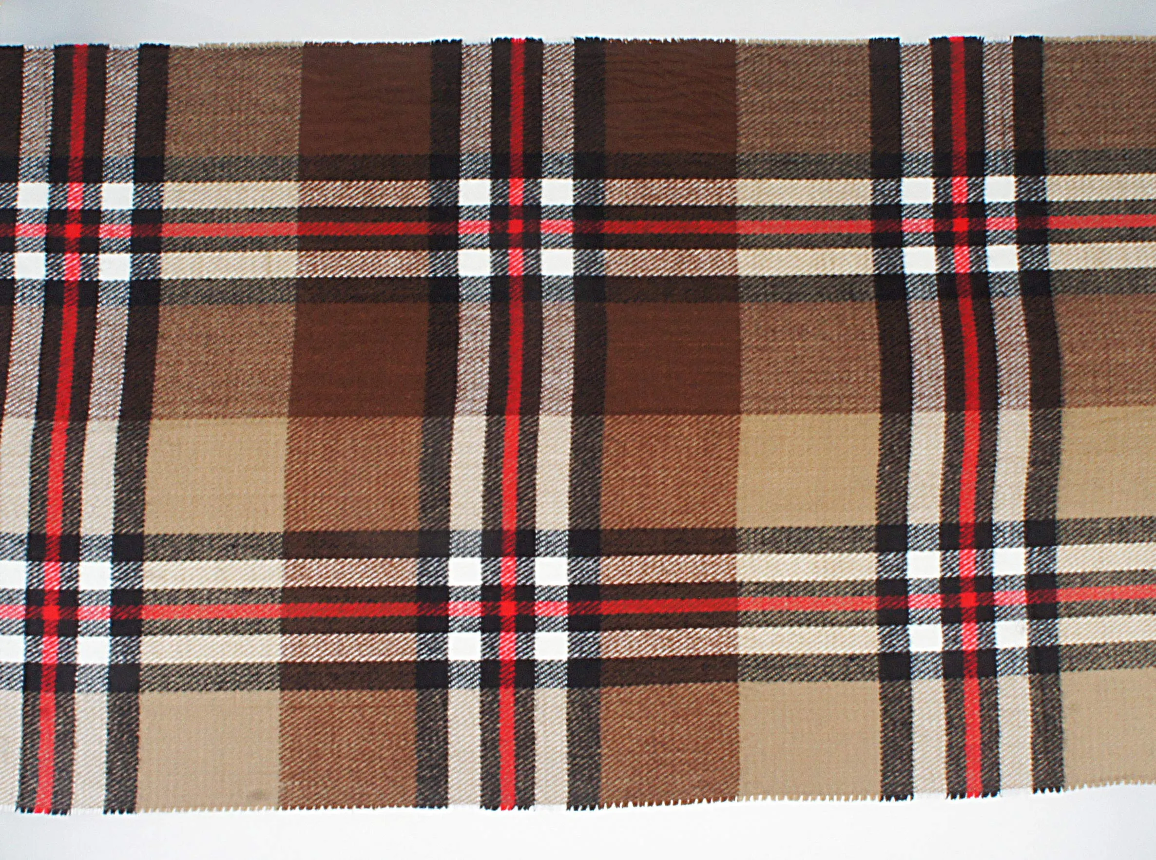 Soft Light Weight Plaid Cashmere Scarf