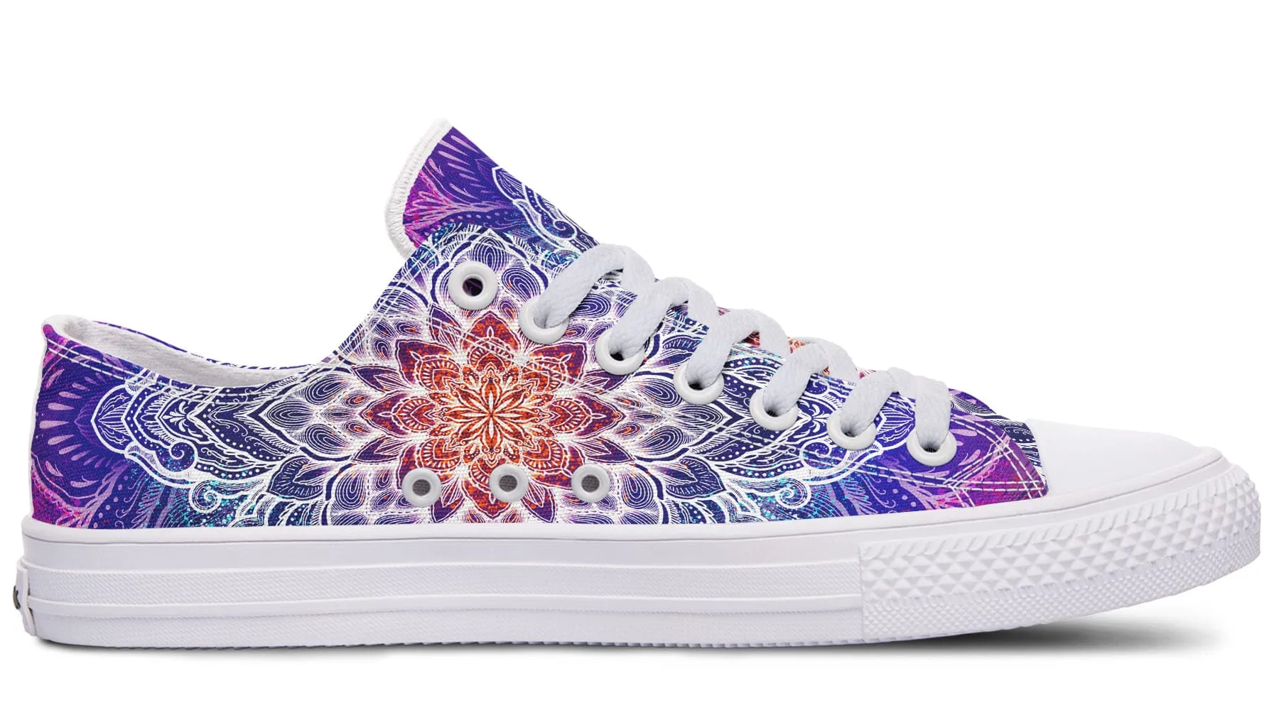 Spark Of Joy Mandala Low Top Shoes