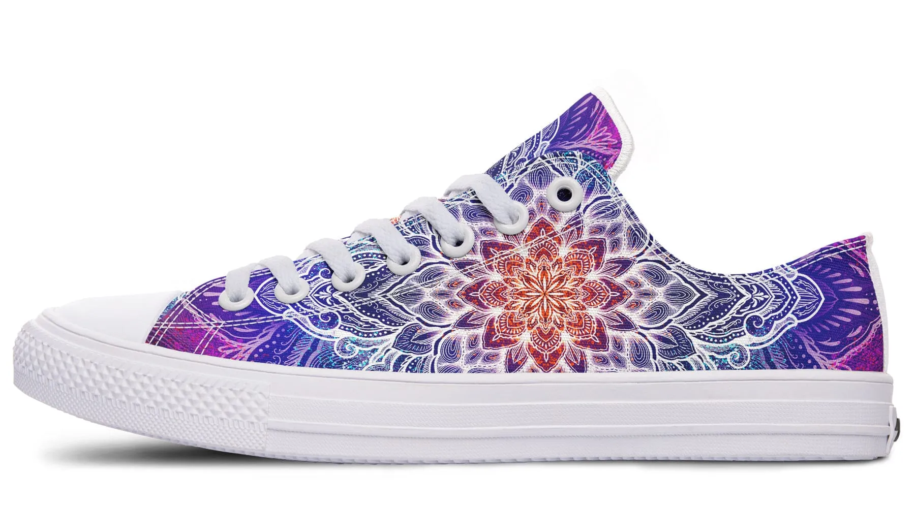 Spark Of Joy Mandala Low Top Shoes