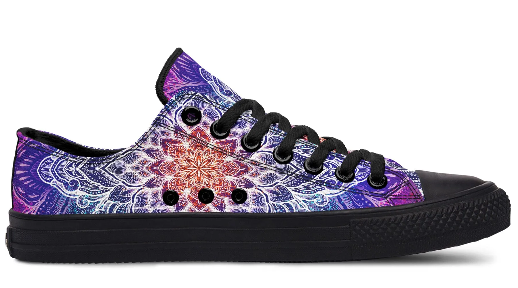 Spark Of Joy Mandala Low Top Shoes