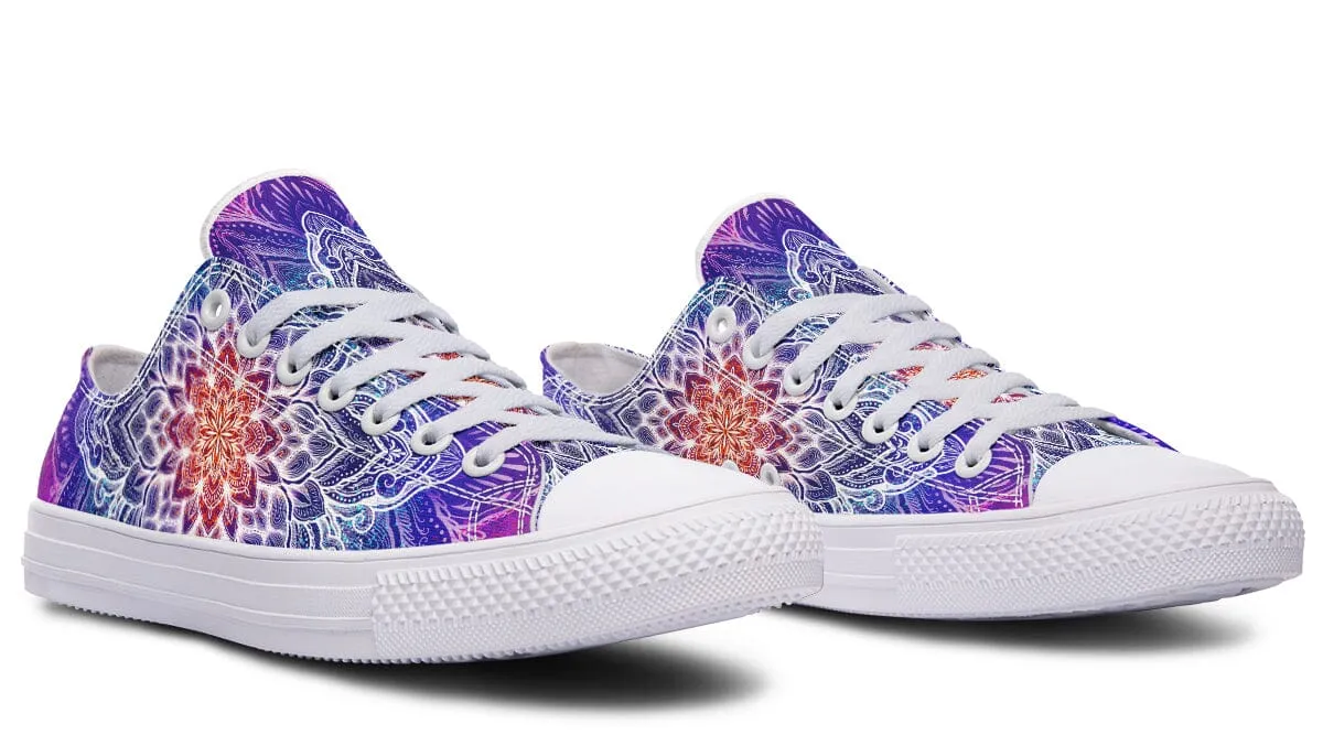 Spark Of Joy Mandala Low Top Shoes