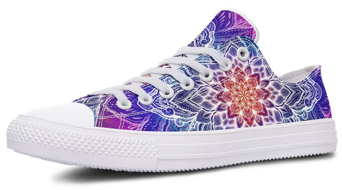 Spark Of Joy Mandala Low Top Shoes