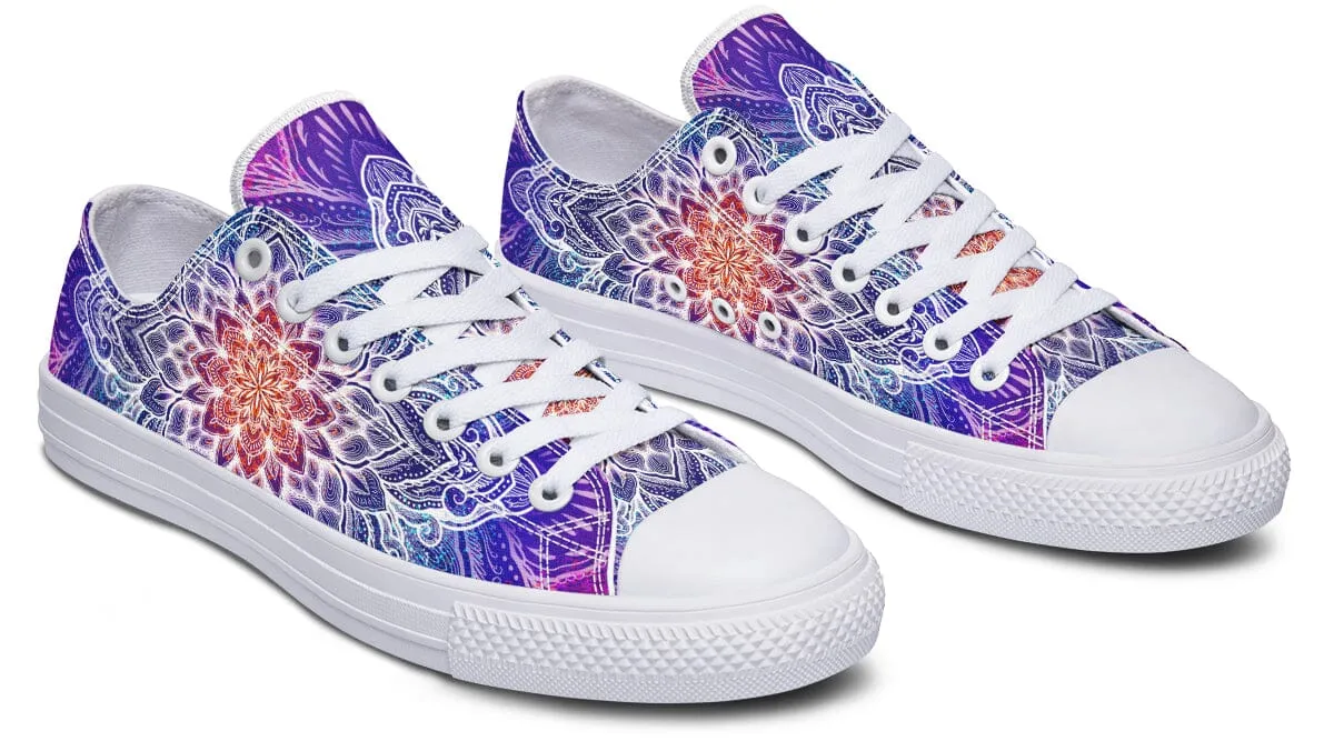 Spark Of Joy Mandala Low Top Shoes