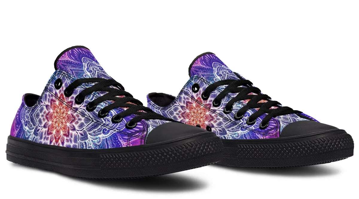 Spark Of Joy Mandala Low Top Shoes