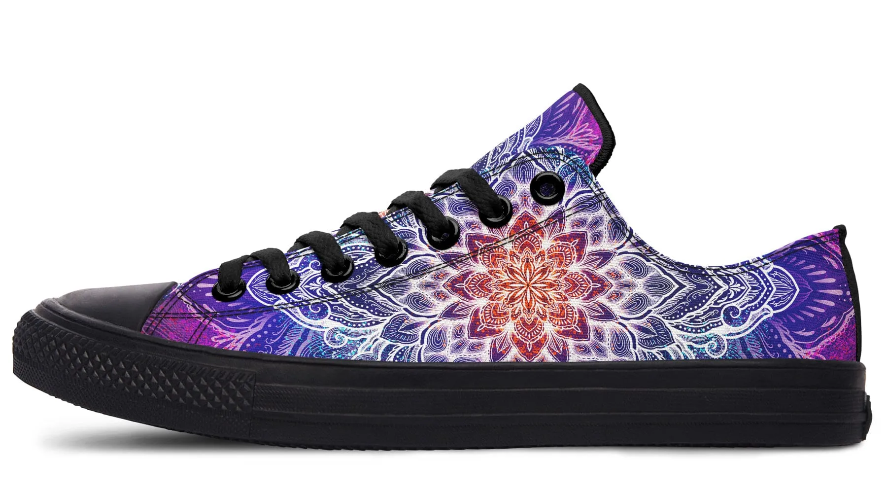 Spark Of Joy Mandala Low Top Shoes