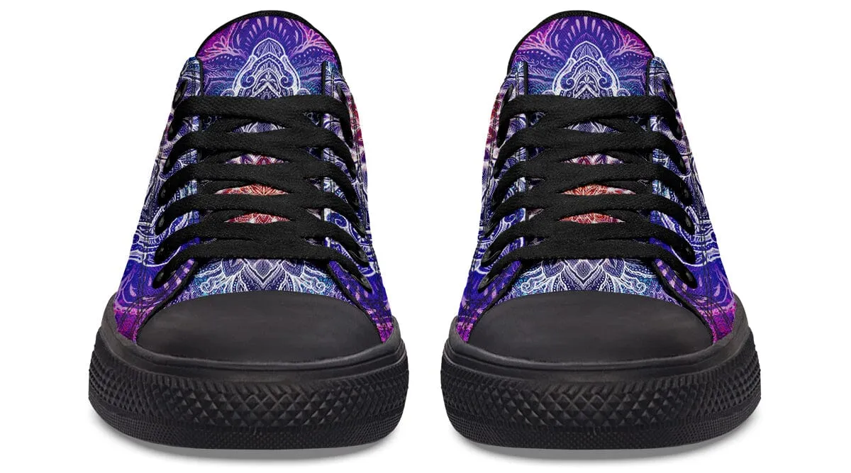 Spark Of Joy Mandala Low Top Shoes