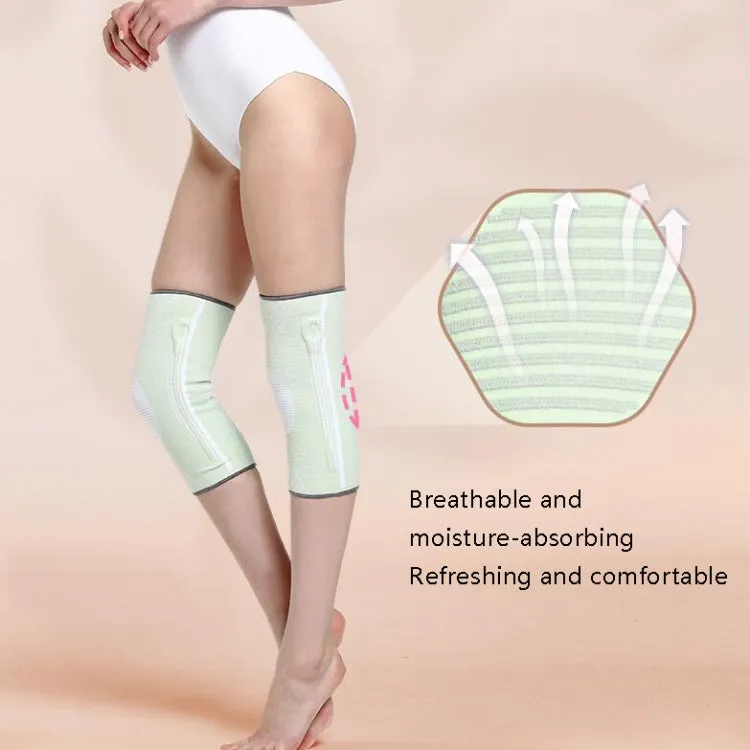 Sports Knee Pads Training Running Knee Thin Protective Cover, Specification: L(Sakura Powder)