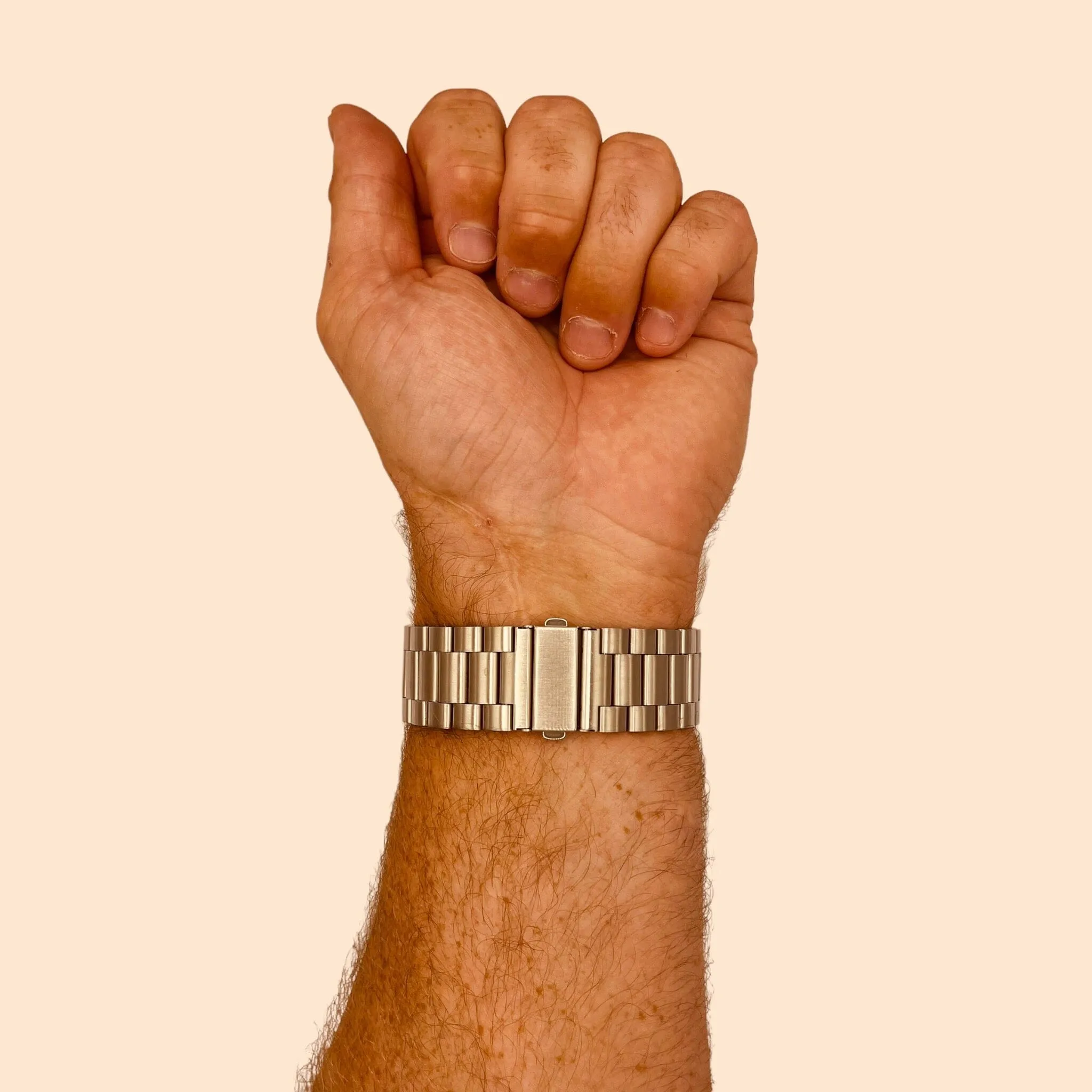 Stainless Steel Link Watch Strap Compatible with the Timex 20mm Range