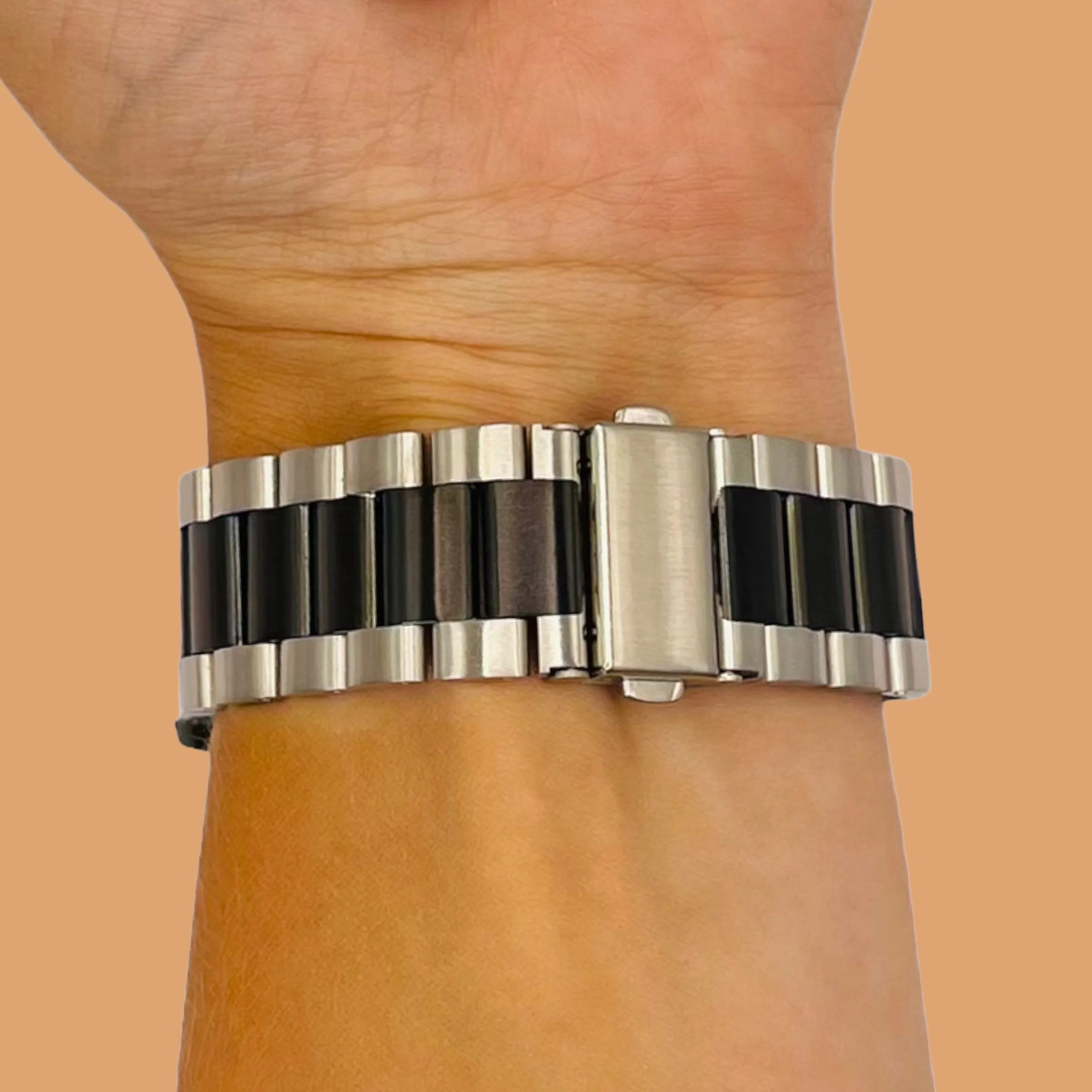 Stainless Steel Link Watch Strap Compatible with the Timex 20mm Range