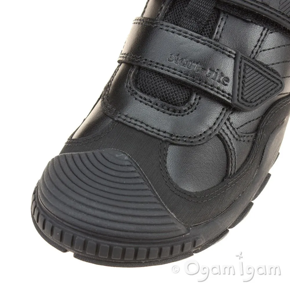 Start-rite Extreme Pri Boys Black School Shoe