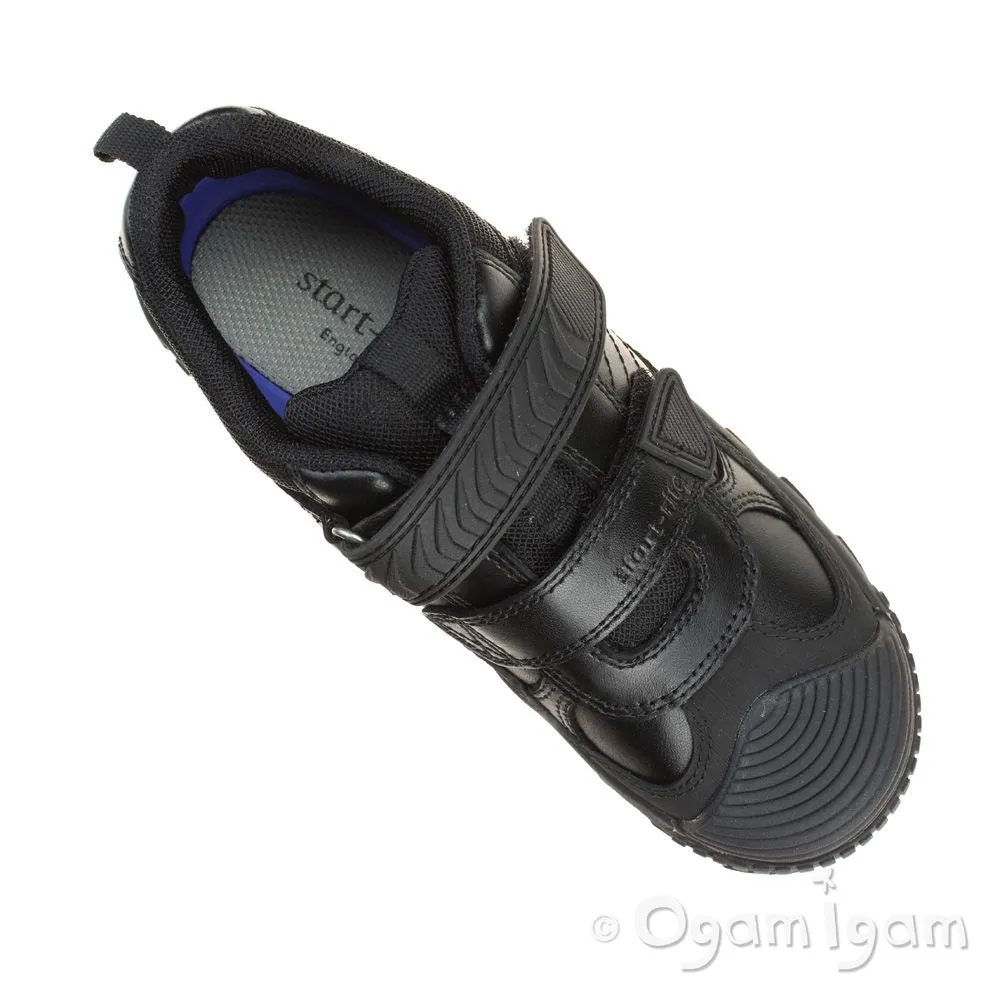 Start-rite Extreme Pri Boys Black School Shoe