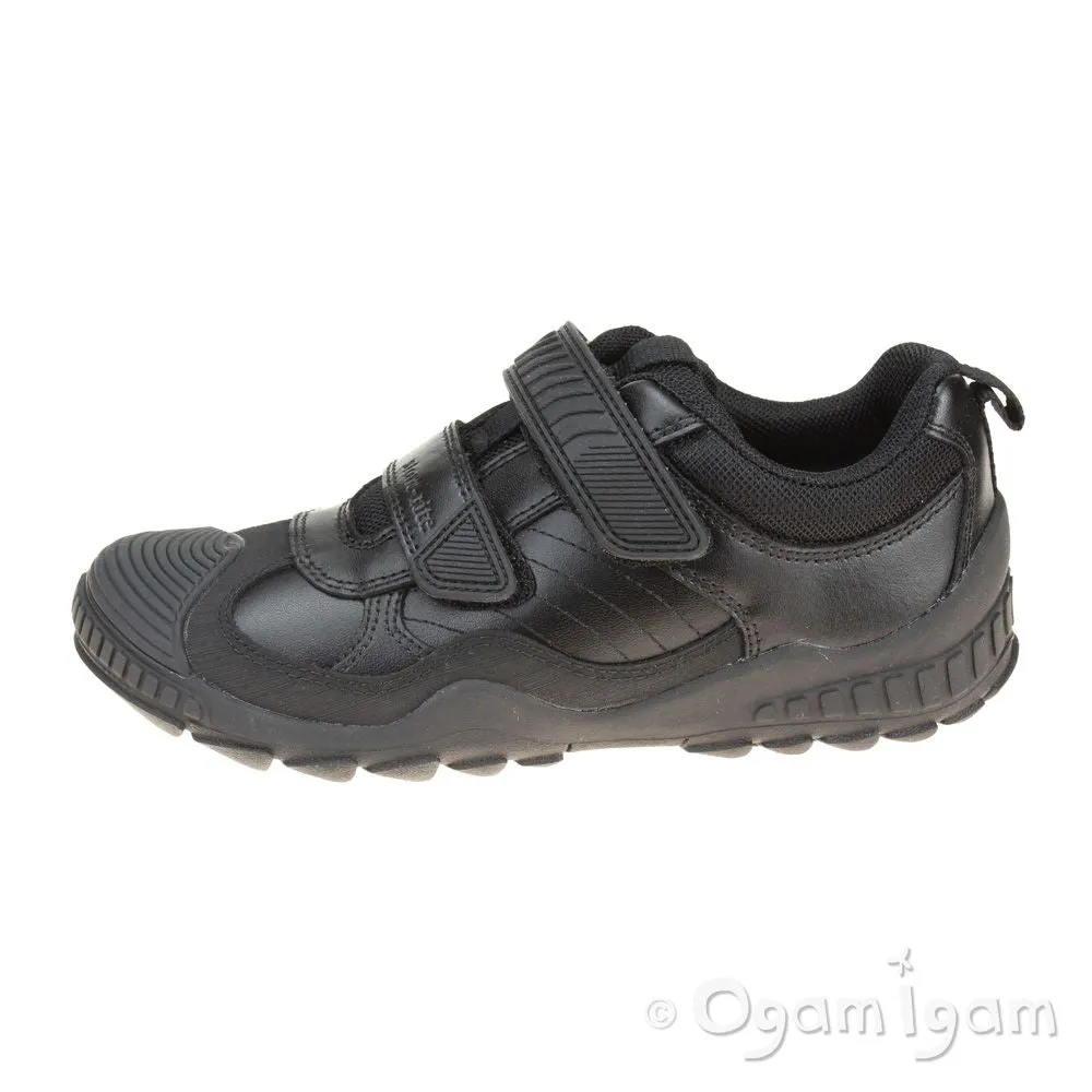 Start-rite Extreme Pri Boys Black School Shoe