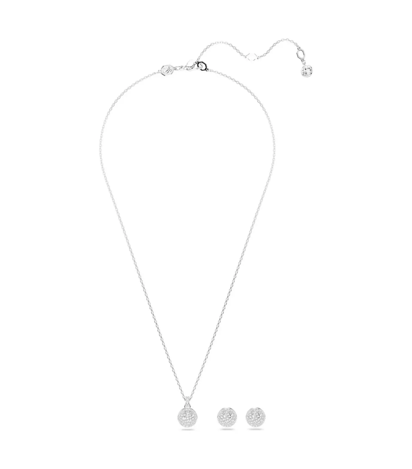 Sublima Set White, Rhodium Plated White