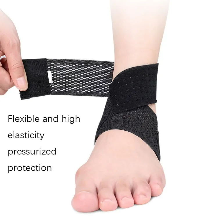 Summer Thin Type Anti-Twist Injury Sweat-Absorbent Breathable Strap Ankle Support(L)