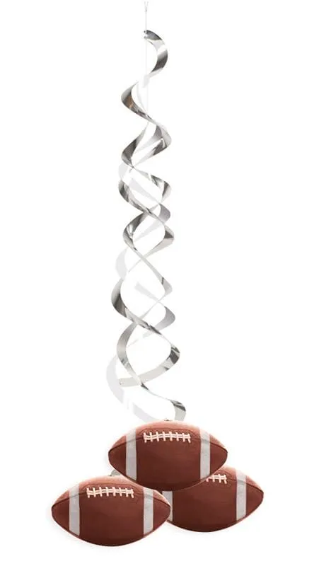 Tailgate Rush Football Printed Danglers