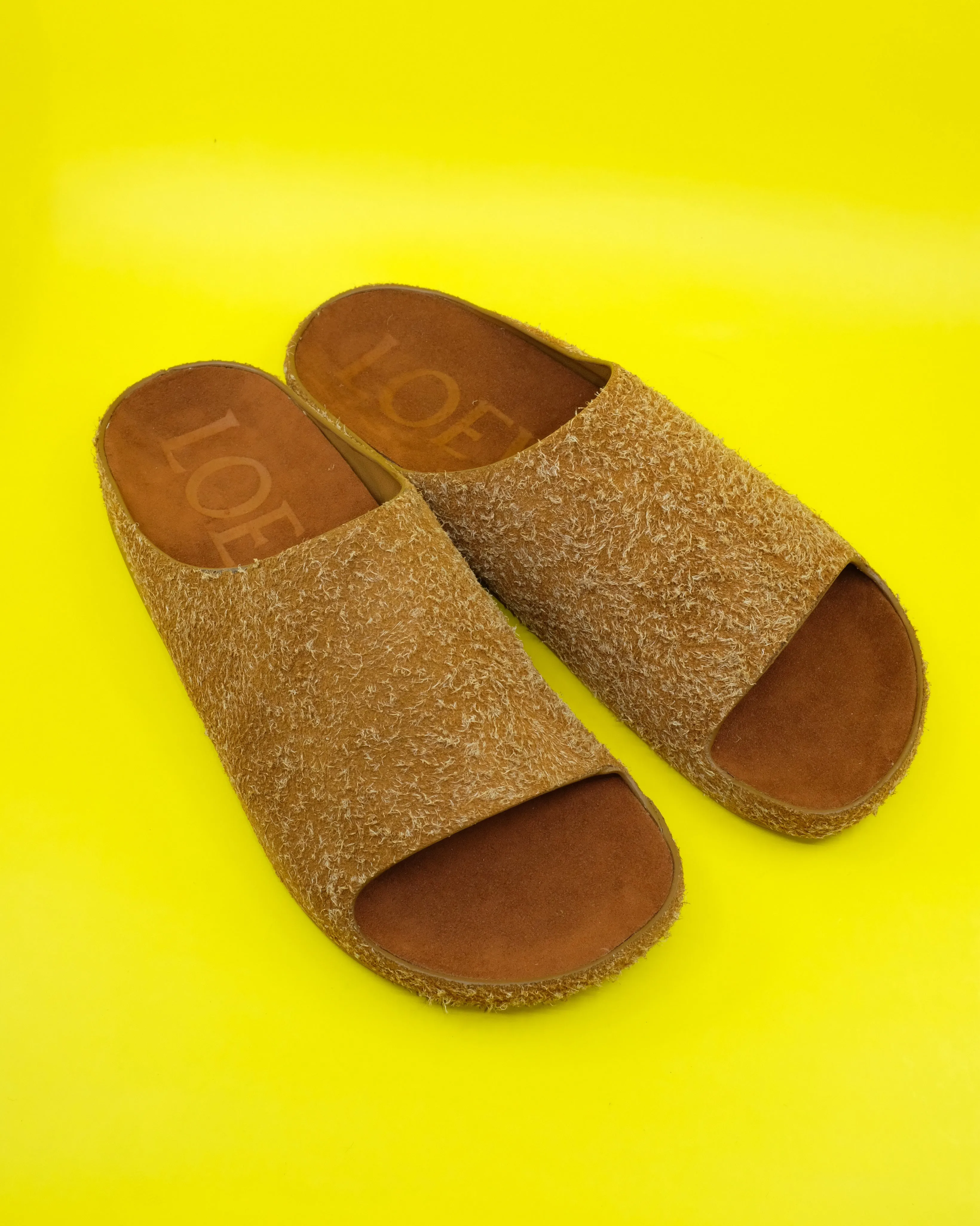 Tan Brushed Suede Lago Sandal