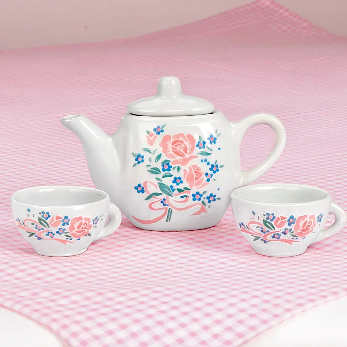 The Ashton-Drake Galleries So Truly Real Tea for Two Toddler Girl Doll Featuring A Finely Tailored Floral Ensemble and Comes with A 3-Piece Porcelain Tea Set and Picnic Blanket