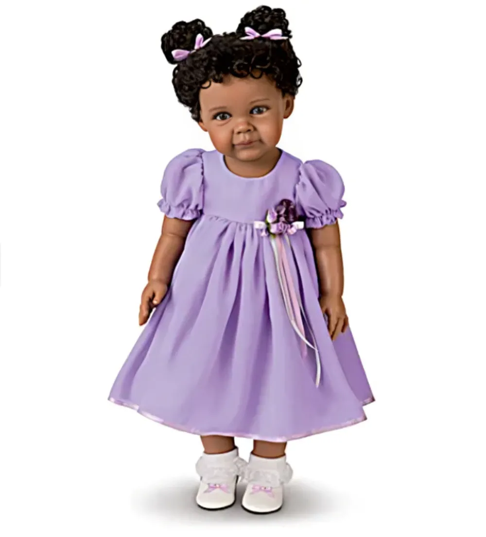 The Ashton-Drake Galleries Take Me to Church Child and Plush Angel Set So Truly Real® Crafted of RealTouch® Vinyl Handpainted Lifelike Poseable Collectible Doll by Ping Lau 22-inches