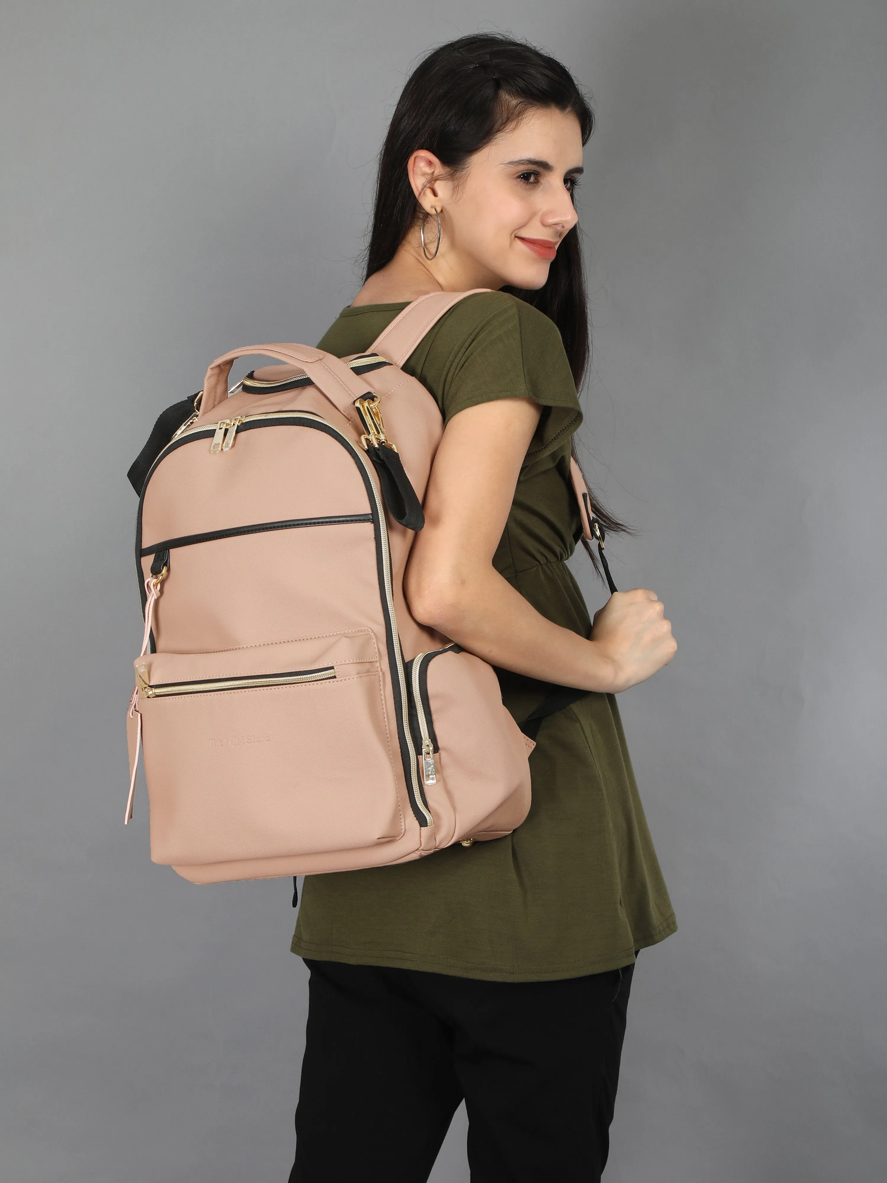 The Limited Edition Diaper Bag for Parents- Shell Pink