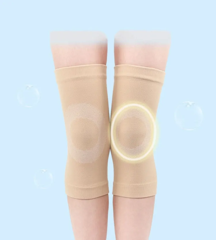 Thin Nylon Stockings Joint Warmth Sports Knee Pads, Specification: M (Skin Color)