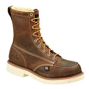 Thorogood Men’s 8” American Heritage Moc Toe – Round Steel Toe