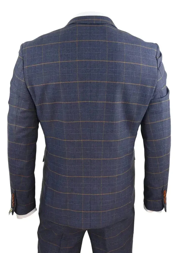 Three-Piece Suit Jenson Marine Blue