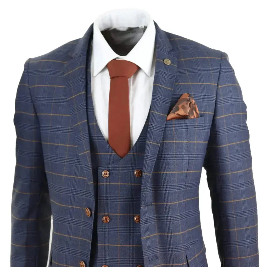 Three-Piece Suit Jenson Marine Blue